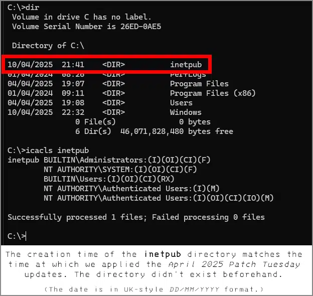 Microsoft Patch Tuesday: What's all this about <span style="white-space: nowrap;">C:INETPUB</span>? - SolCyber
