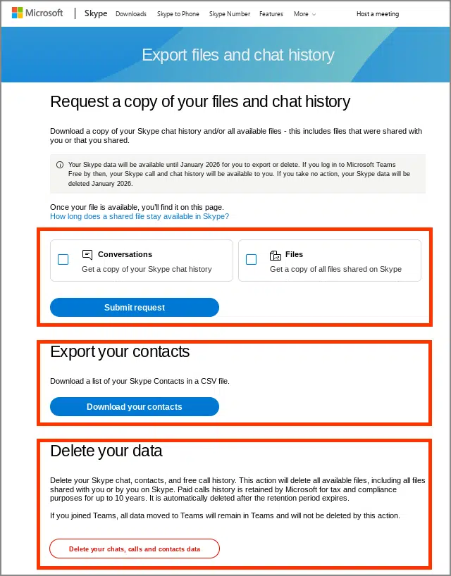 Goodbye Skype - but what about your data? - SolCyber