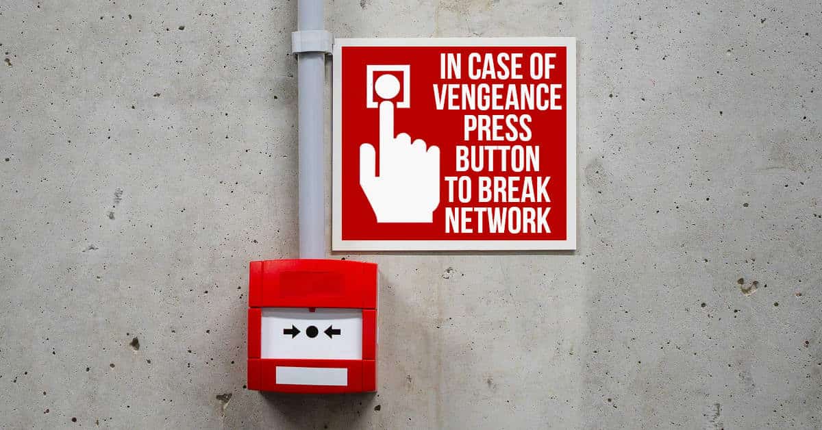 Malware with a vengeance: Insider threats, OG style!