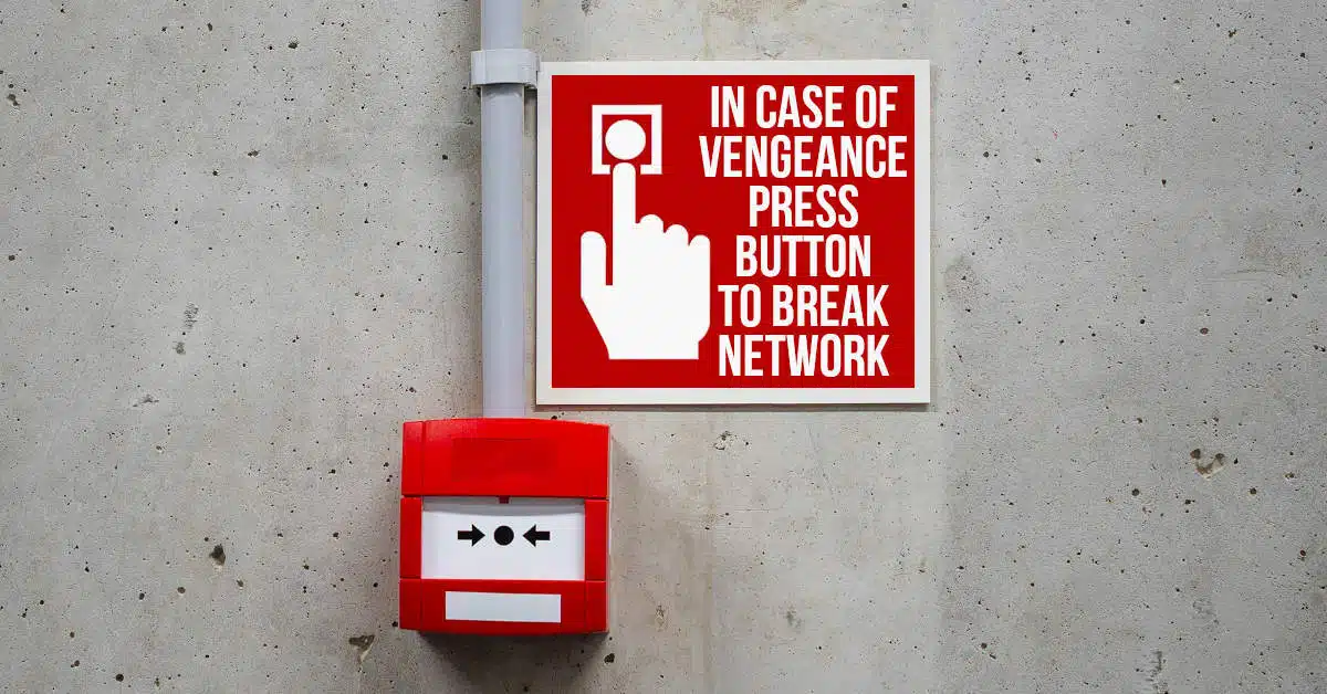 Malware with a vengeance: Insider threats, OG style!