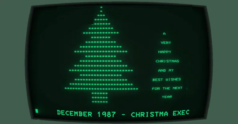 CHRISTMA EXEC – The world’s first mass-mailing malware