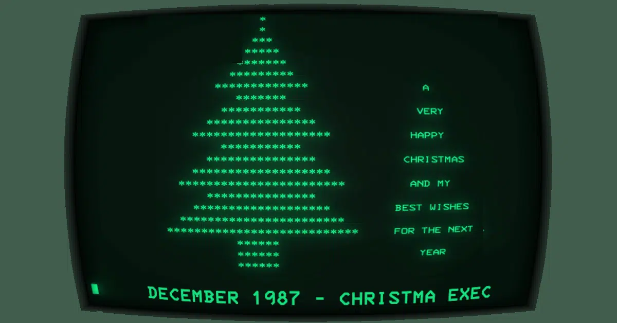 CHRISTMA EXEC – The world’s first mass-mailing malware
