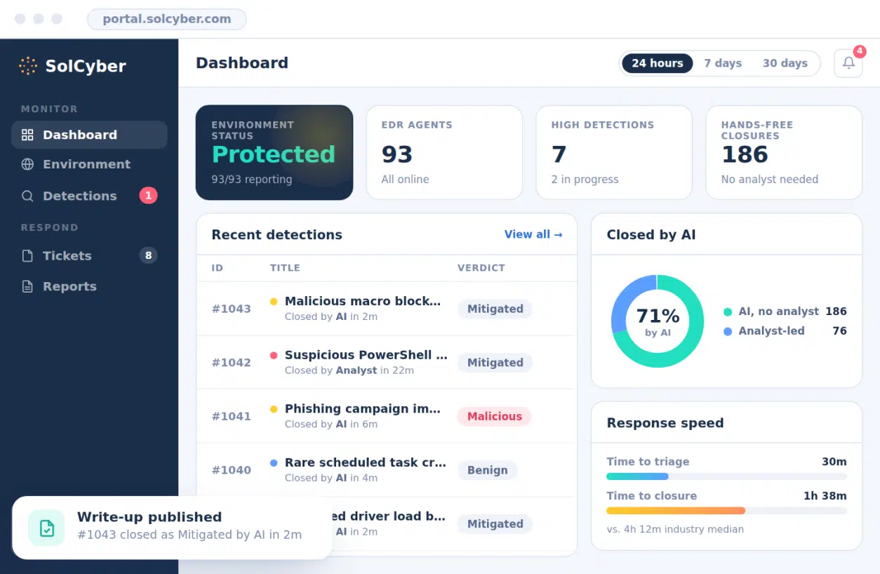 OmniView portal dashboard